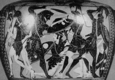 Heracles in combat with Andromache