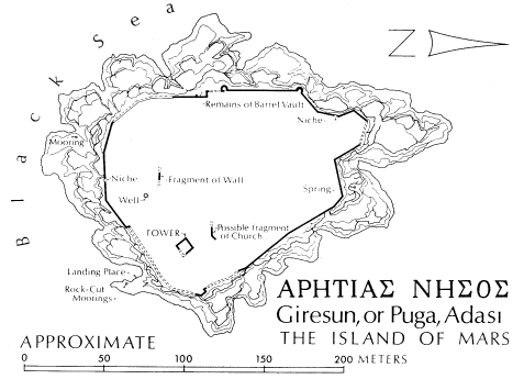 Detailed drawing of Giresun Adasi