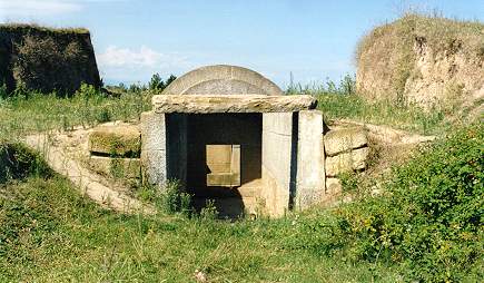 the tomb from the front