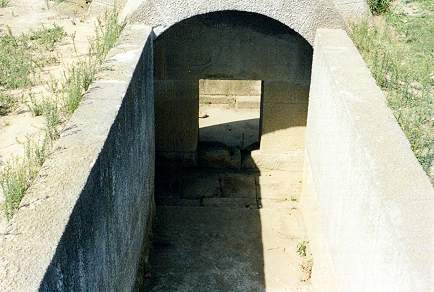 the tomb from above