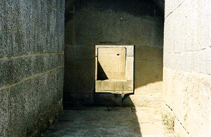 the tomb from inside
