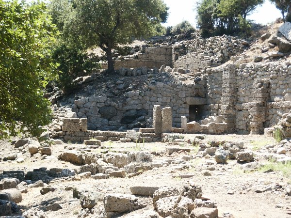 shrine with sacred stone