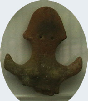 prehistoric female idol from Thermi on Lesbos