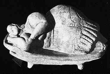 sleeping goddess from the subterranean temple of Hal Saflieni